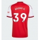 Arsenal Bruno Guimaraes #39 Replike Domaci Dres 2026-27 Kratak Rukav
